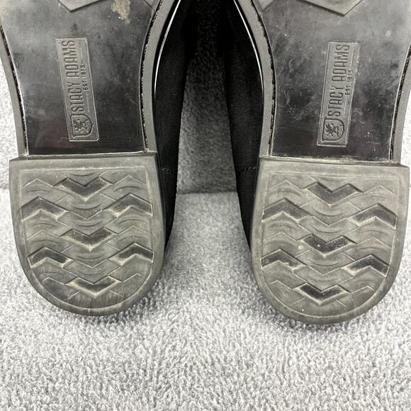 Stacy Adams Shoes Mens 9 M Reginald Black Suede Loafers Rubber Soles‎ main image 7